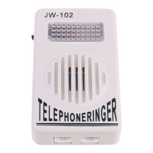 Telephone Ringer Phone Amplifier Ring Speaker Strobe Light Flasher Bell Extra-Loud Sound Wall Hanging