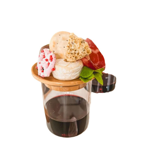 2/4pcs Copo de vinho Cobertura de charcutaria 2