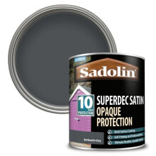 Sadolin - Superdec Satin 1L - Anthracite Grey