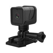 Cámaras de acción portátiles para deportes al aire libre con punto de acceso wifi de 1080P para minicámaras de acción, minicámaras negras.