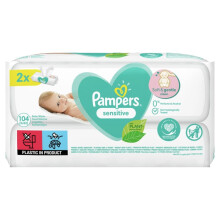 Pampers New baby 2X52S Wipes Sensitive 1