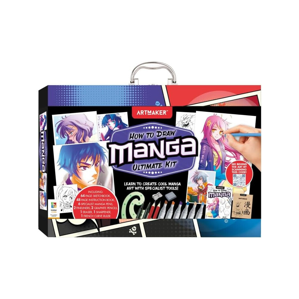 Draw Manga Ultimate Kit, Famous Japanese Comic Books, Movies New.