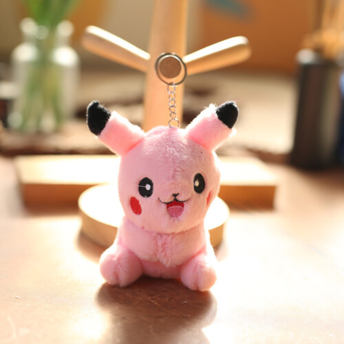 Pikachu plush keychain on sale