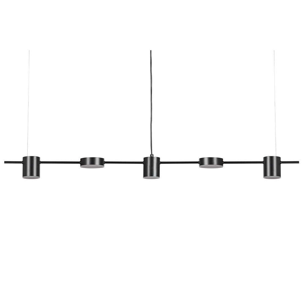LED Pendant Lamp SESTRA Metal Black