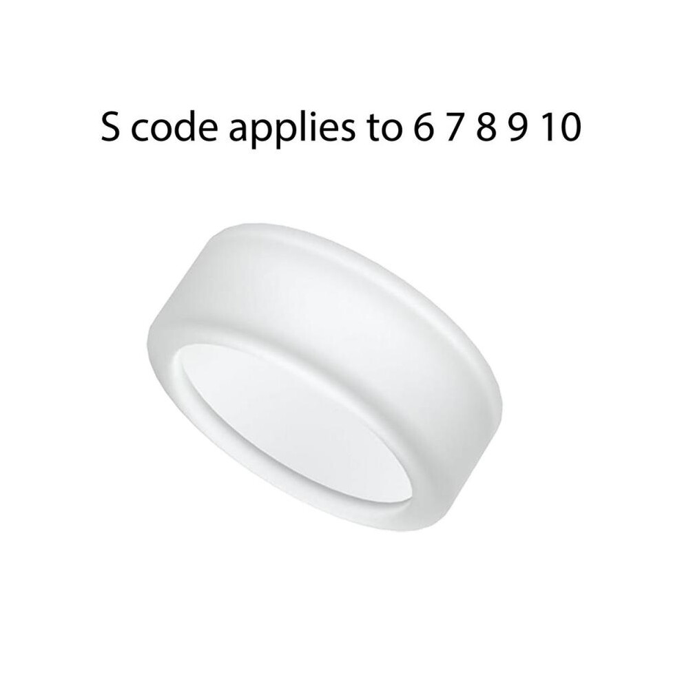( S 678910) New Silicone Ring Cover Compatible With Oura Gen 3 Protector Elastic Case For Oura 3 Working Out White 6402857293569