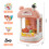 Living And Home Mini Claw Machine Toy Space-Themed Grabber with Lights & Sounds Includes Capsules, Dolls & USB/Battery Power 8