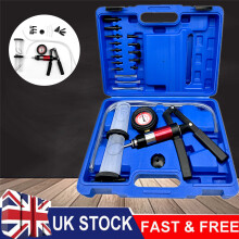 Dual Purpose Hand Held Vacuum Pump Brake Bleeder Set Bleed tester Tool
