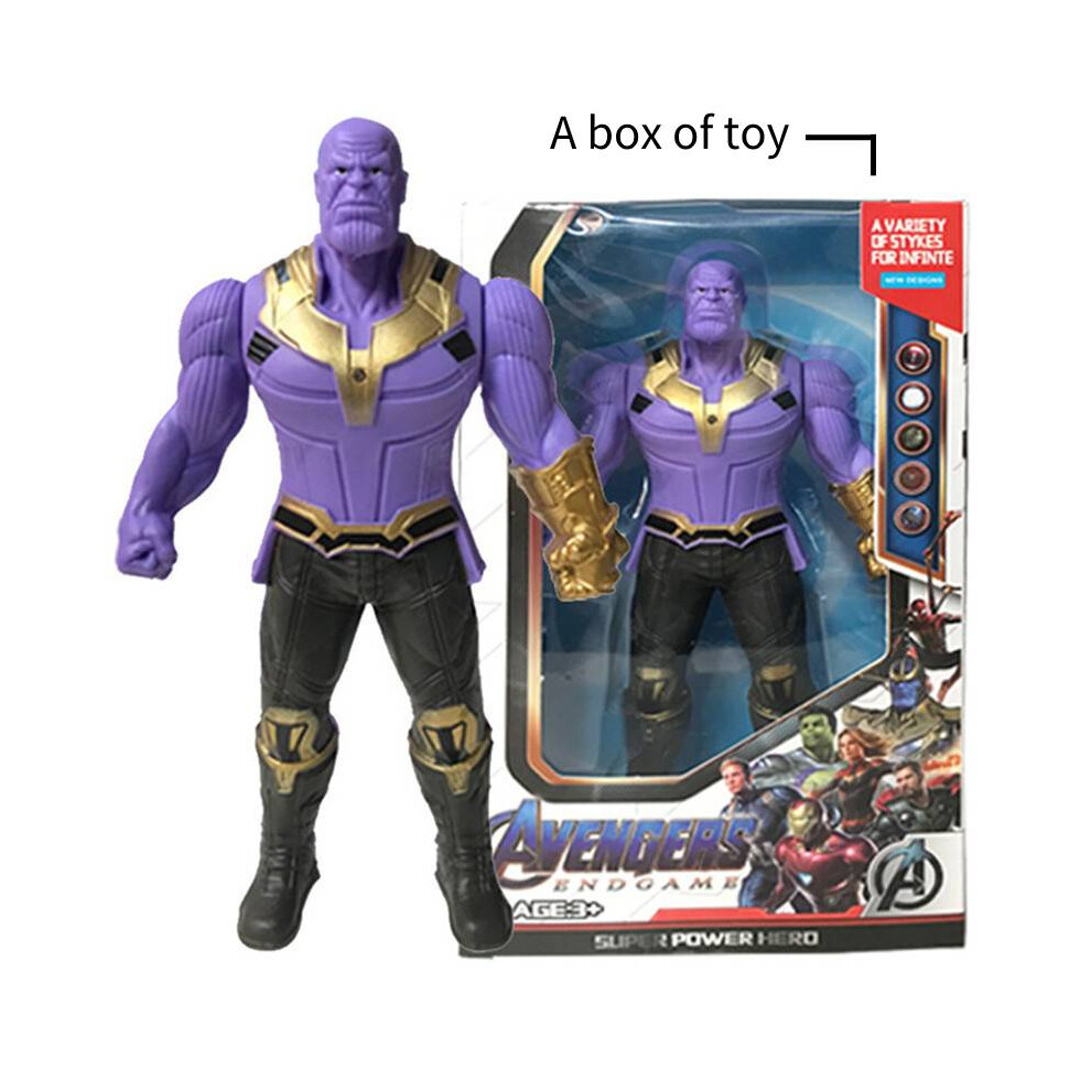 (Thanos) Action Glowing Figures Toy Captain America Models Gift