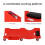 Durhand DURHAND Mechanic Vehicle Creeper Rolling Moulded Workshop Garage Assistance 4