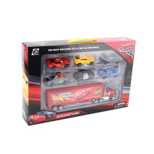 (7Pcs Cars with Box) 7PCS/Set Disney Pixar Car 3 Lightning McQueen Jackson Storm Uncle Truck Diecast Metal Car Model car Toy Boy Gift for boy