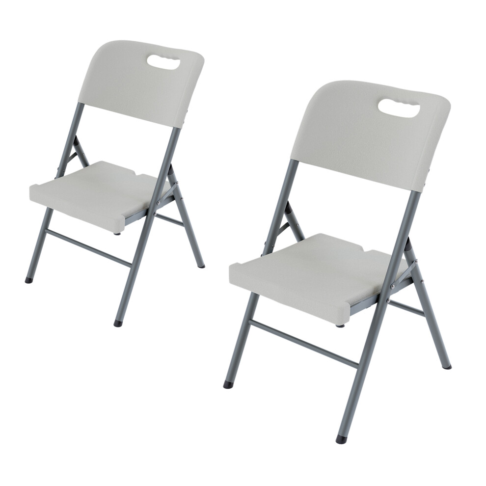 (2) Home Vida Set of Folding Garden Outdoor Chairs