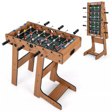 Foldable Football Table Child Adult Space Saving Table Football