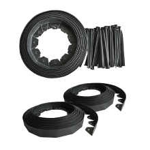 (2 Pack - 20m) KCT 10 Metre Flexible Plastic Lawn Edging Grass Border with Pegs