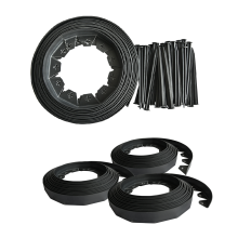 (3 Pack - 30m) KCT 10 Metre Flexible Plastic Lawn Edging Grass Border with Pegs