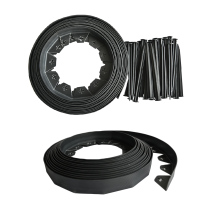 (Single Pack - 10m) KCT 10 Metre Flexible Plastic Lawn Edging Grass Border with Pegs