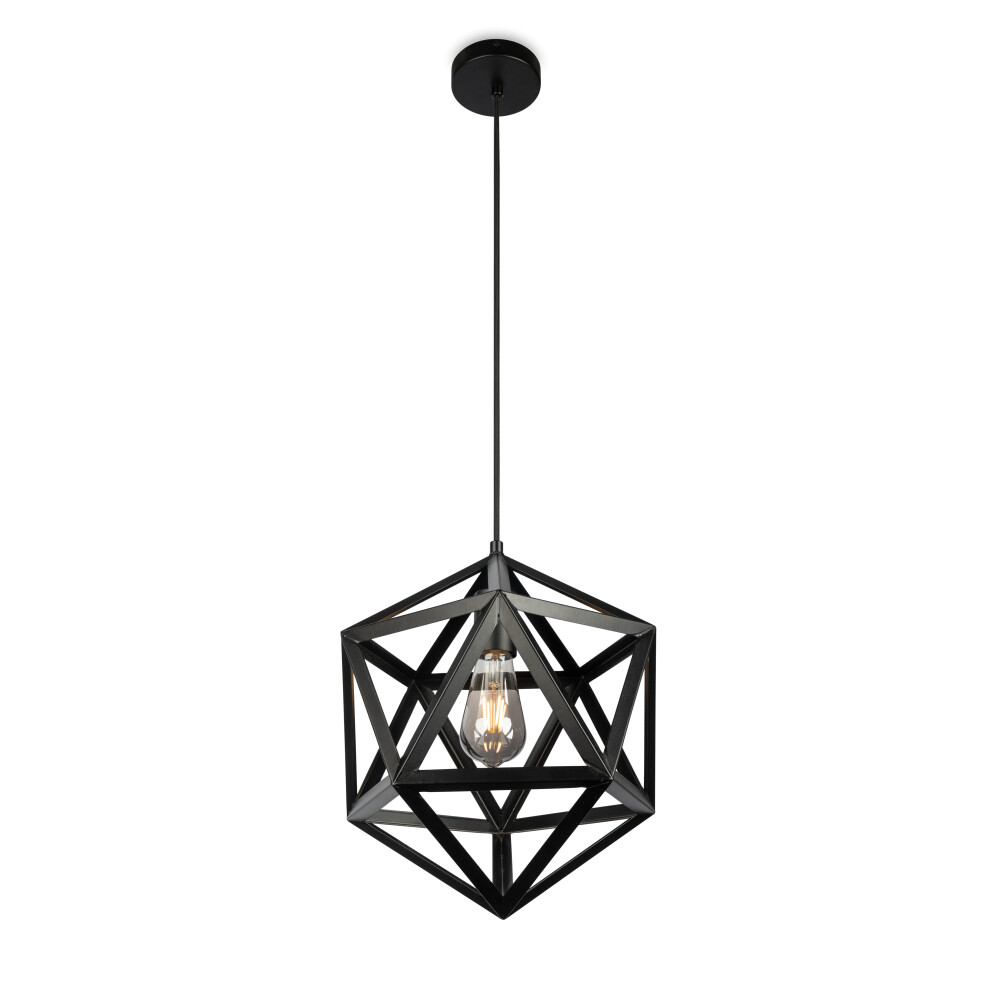 Dakono Modern Black Geometric Ceiling Pendant Light