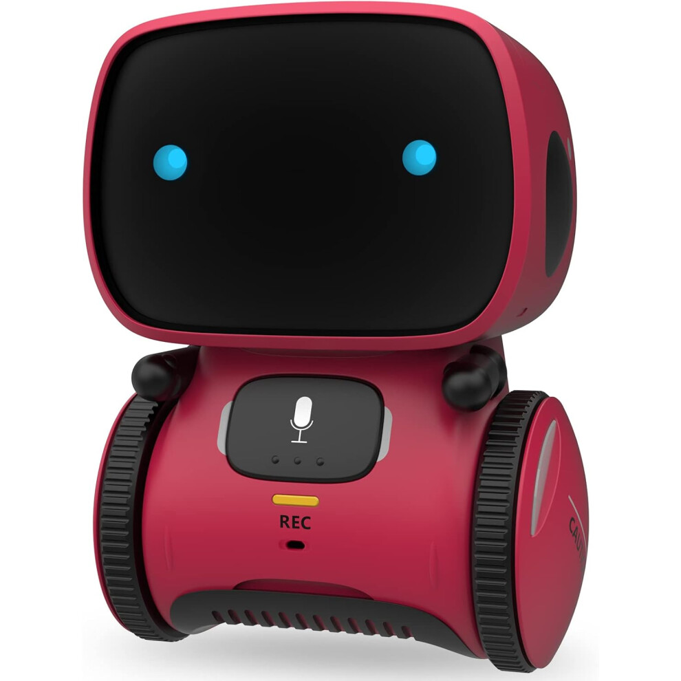 (Red) Gilobaby Interactive Smart Robot Toys, Intelligent Robot Toys For Kids Red