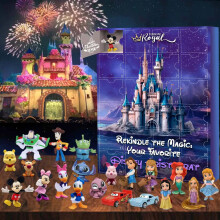 (Mickey Mouse B) 2024 Stitch Christmas Advent Calendar Toys Mickey Minnie Juguetes Advent Figure Toys For Children 2024 Christmas Gifts To Give C