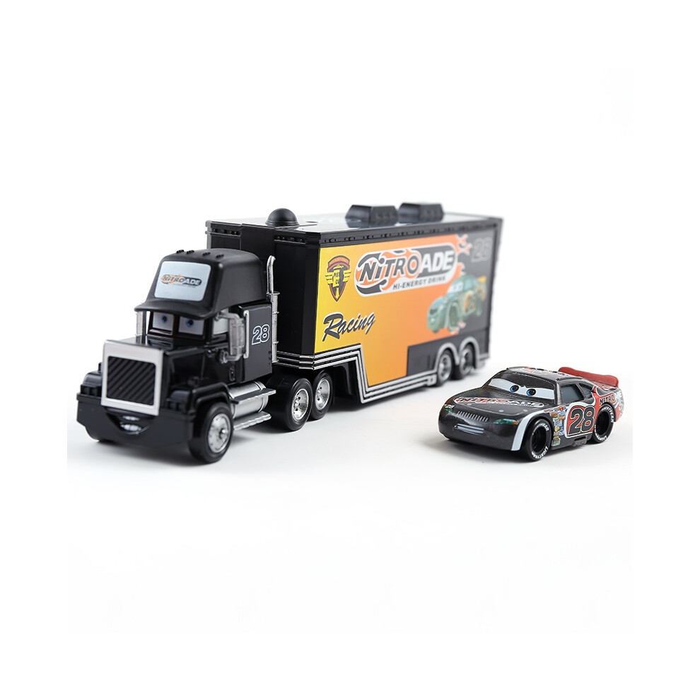 (truck 28) Pixar Cars McQueen King Racer Truck Car Children's Christmas Birthday Gift-image-OPC-PF2V8G8-NEW