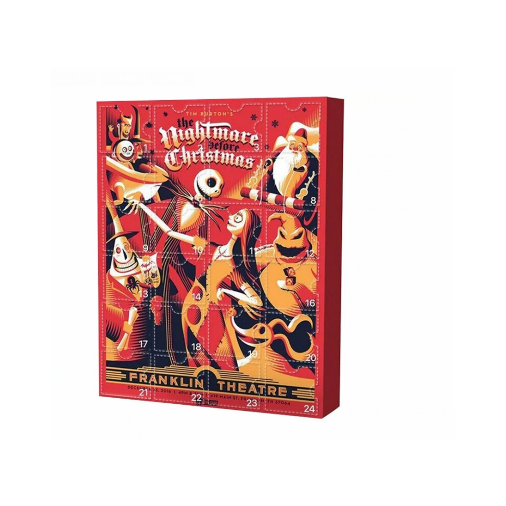 (red) 24 X Halloween Doll Advent Calendar Nightmare Before Christmas Advent Calendar