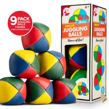 Juggling Balls Professional Pro Learn to Juggle Coloured Set Circus Clown Toy