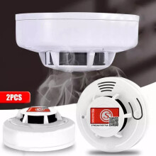 2 x Home Fire Alarm Smoke Detector Gas Sensor