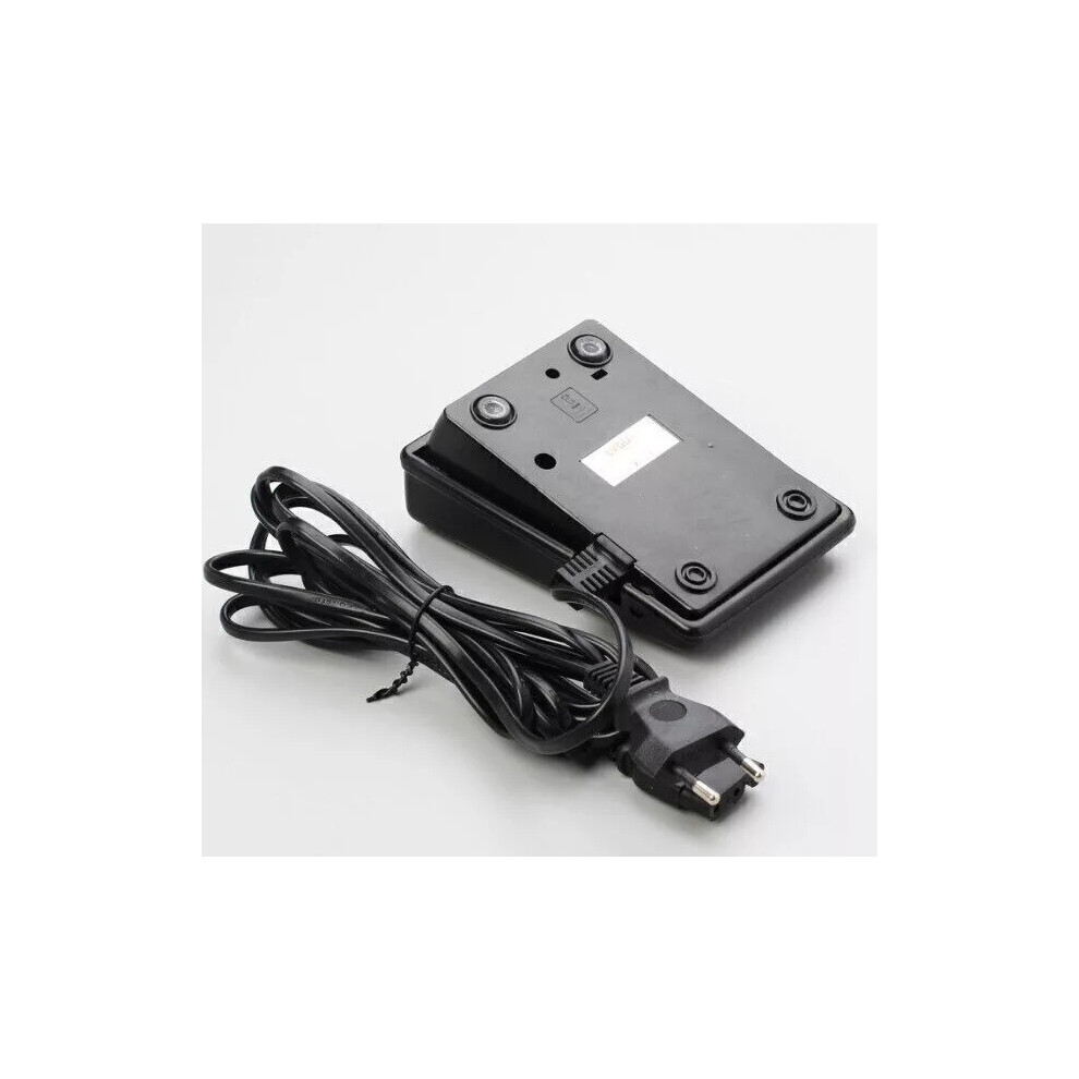 Xylfly Foot Control Pedal 200-240V 50Hz & Power Cord For Singer Janome Sewing Machine Black