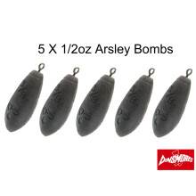 (5 x 1/2oz) 5 X Roddarch Ledgering Bombs Fishing Weights x5. Choose 1/8oz, 1/4oz, 3/8oz, 1/2oz or 5 of Each