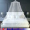 Mosquito Net Canopy Dome Fly Insect Protect Double King Bed Tent Mesh Curtain 2