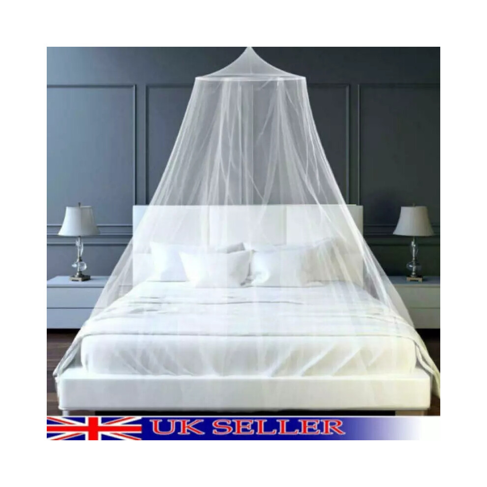 Xylfly Mosquito Net Canopy Dome Fly Insect Protect Double King Bed Tent Mesh Curtain