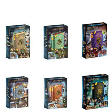 ( 6pcs Class Collectible Book ) Harry Potter House Banner Set Hogwarts Momento Potions Class Collectible Book