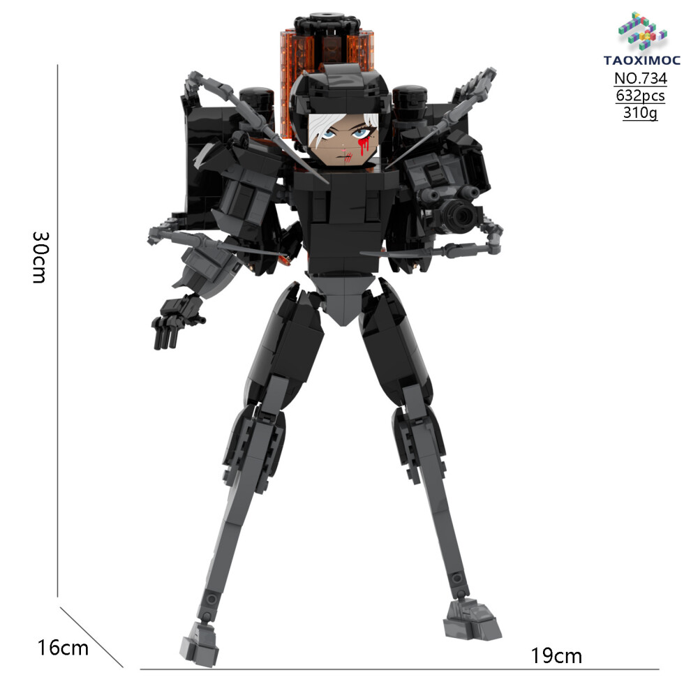 Photos - Construction Toy (A) Titan Drillman Upgrade Building Block Toilet Woman Figure Savior G-man Blocks Set Toy
