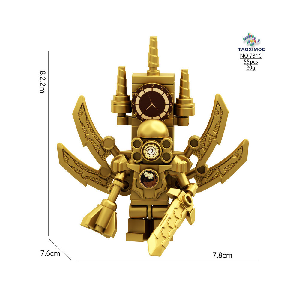 Photos - Construction Toy  Titan Drillman Upgrade Building Block Toilet Woman Figure Savior G-man Blocks Set Toy(mini set 3)