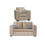 Nancy Beige Fabric 2+1 Seater Sofa Set 2