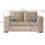 Nancy Beige Fabric 2+1 Seater Sofa Set 5