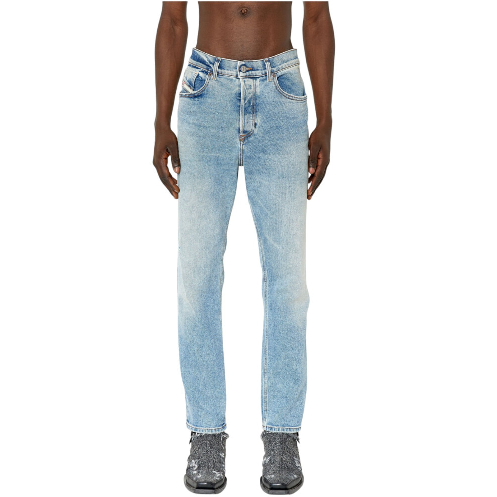 (Light Blue, W32 L32) DIESEL 2005 D-FINING 09E86 Mens Denim Jeans