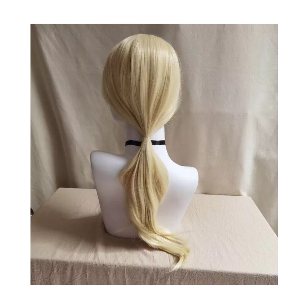 (C) Barbie Movie Cosplay wig for Women Heat Resistant Cosplay Costume Halloween Wig