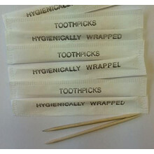 Wooden Toothpicks ~ Hygienically & Individually Wrapped (1000)