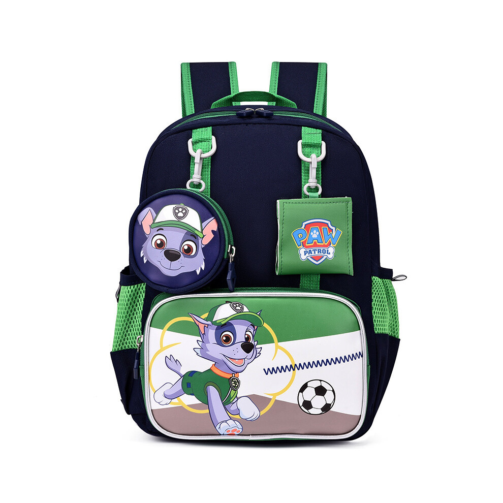 (Green) Cartoon Paw Patrol Backpack For Kids Back School