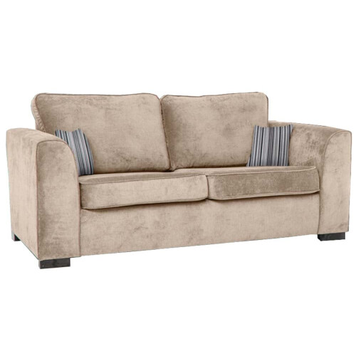 Nancy Beige Fabric 3+3 Seater Sofa Set 2