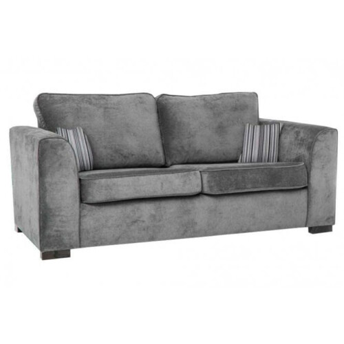 Nancy Grey Fabric 3 Seater Sofa 1