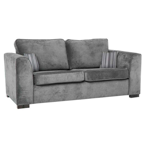 Nancy Grey Fabric 3+3 Seater Sofa Set 2