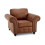 Oakland Tan Suede Armchair 2