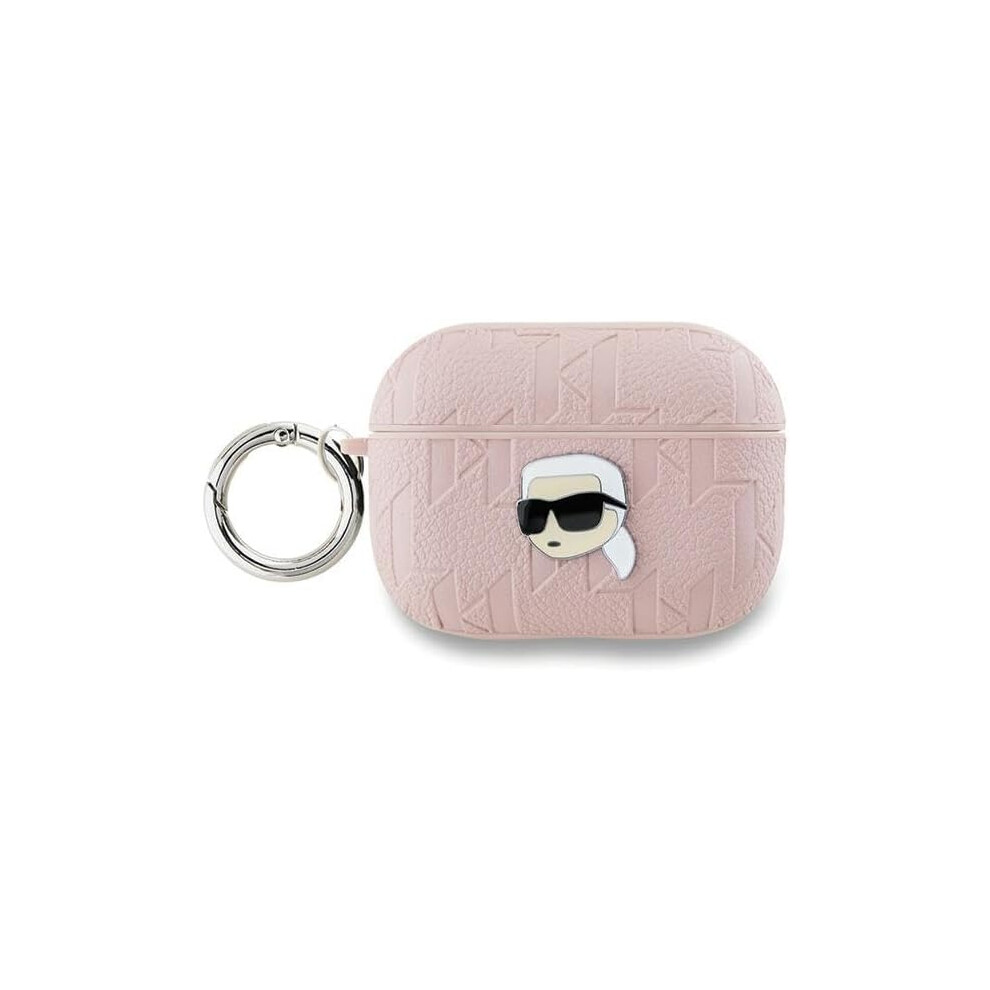 Karl Lagerfeld Monogram Karl Head Case For Airpods Pro 2 Pink 3666339283780