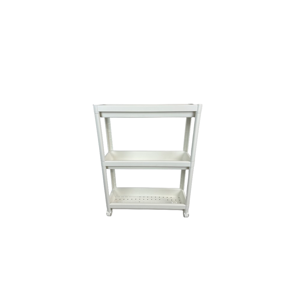 (3 Tier Slim) Hampton&Stewart 3/4 Tier Kitchen Trolley on Wheels