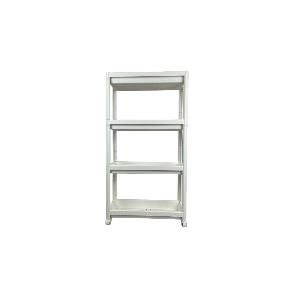 (4 Tier Slim) Hampton&Stewart 3/4 Tier Kitchen Trolley on Wheels