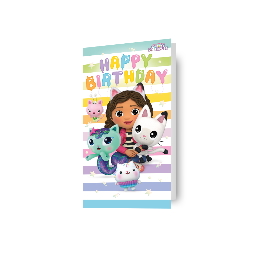 Gabby's Dollhouse 'Happy Birthday' Card