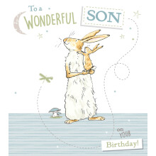 Guess How Much I Love You Son Birthday Card