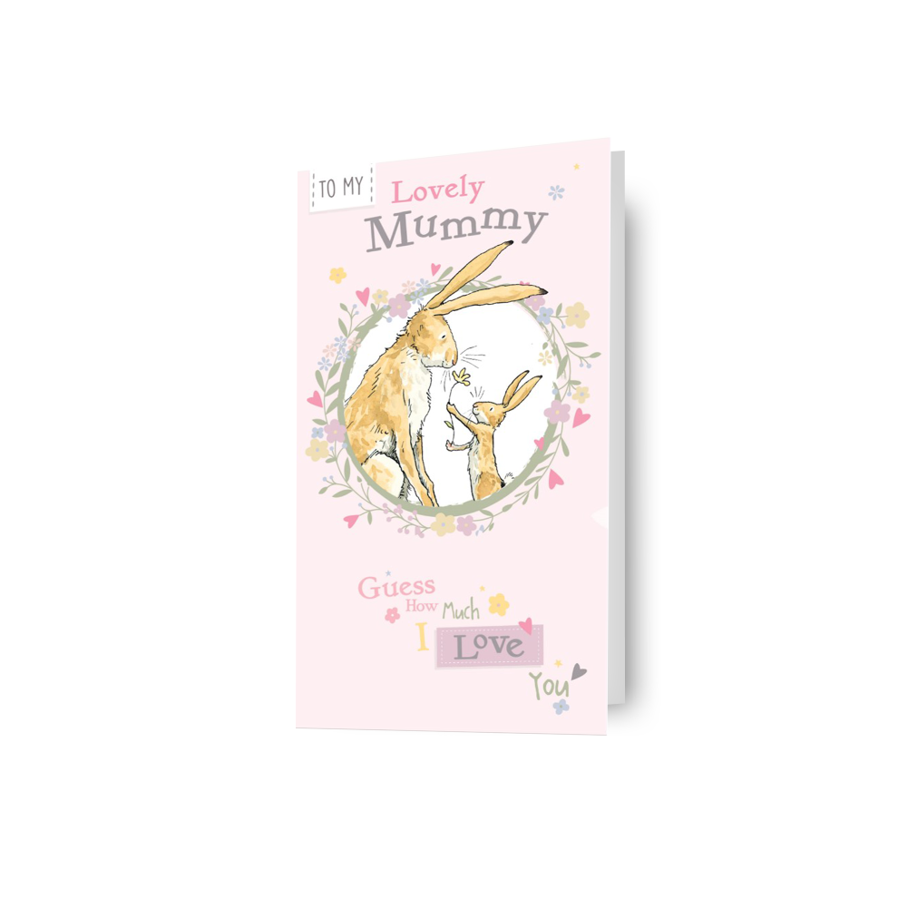 Guess How Much I Love You 'Lovely Mummy' Birthday Card