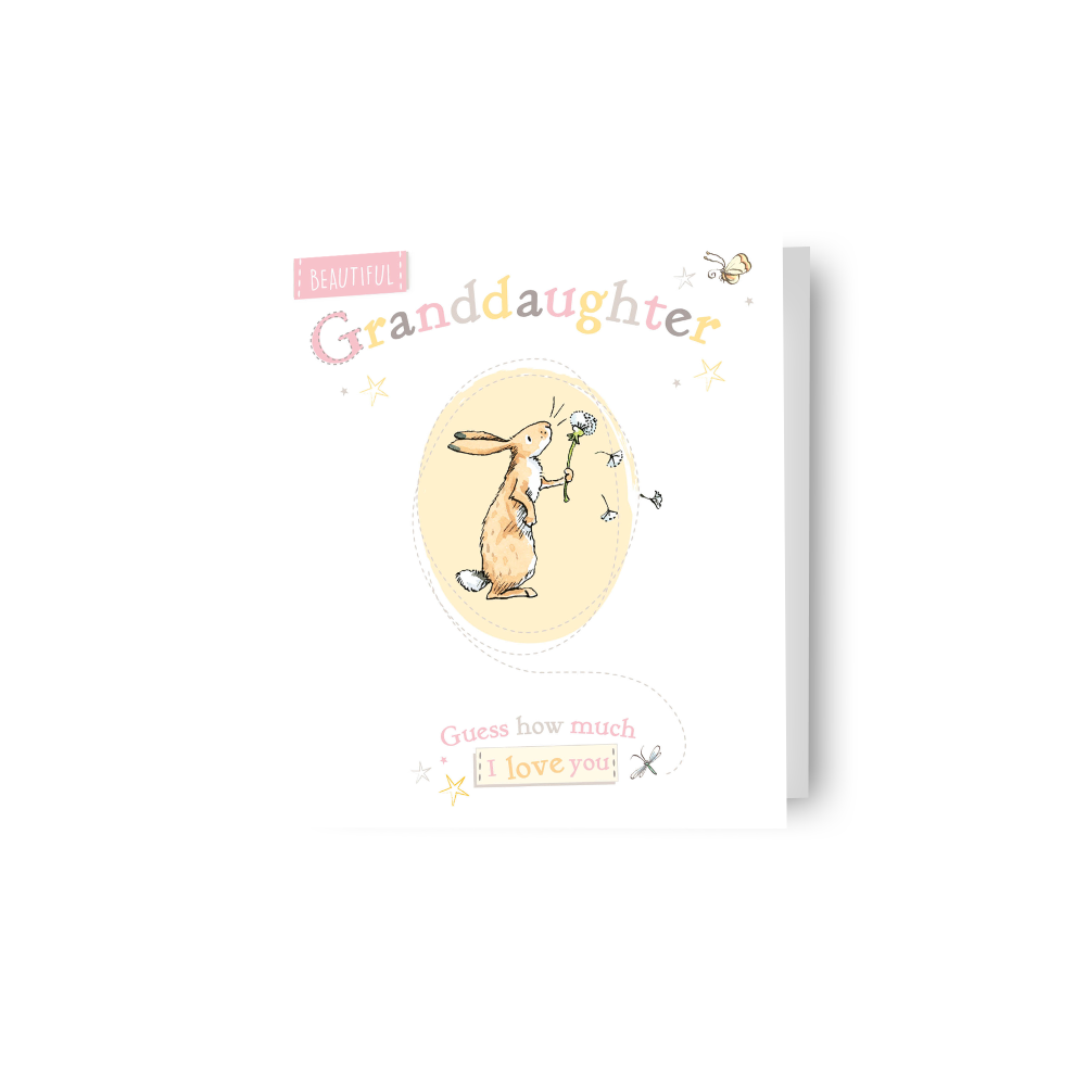 Guess How Much I Love You 'Granddaughter' Birthday Card